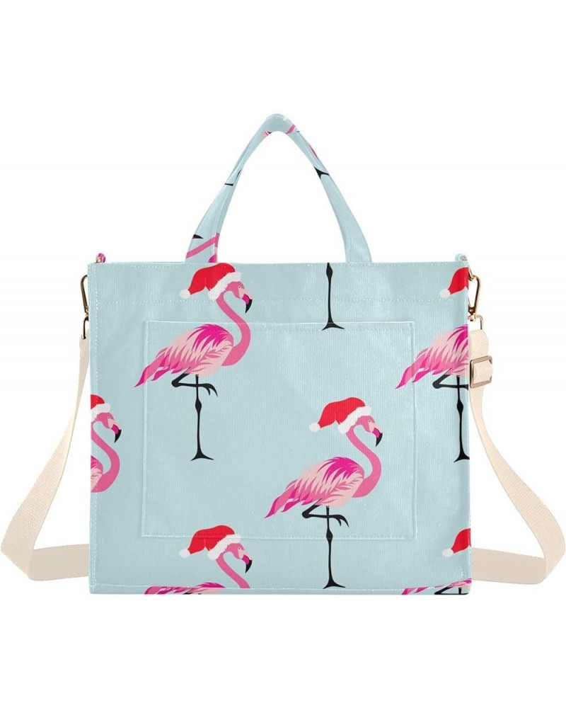 Shoulder Handbag Women Tropical Leaves Trendy Watercolor Crossbody Purse Teacher Tote Bag Crossbody Handbag Flamingo With Chr...