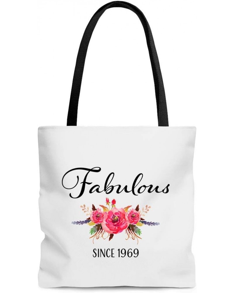 Fabulous Since 1969 Tote Bag with Shoulder Strap - Happy 51st Birthday Gift Unique for 51 Year Old - Women Her Wife Sister Au...