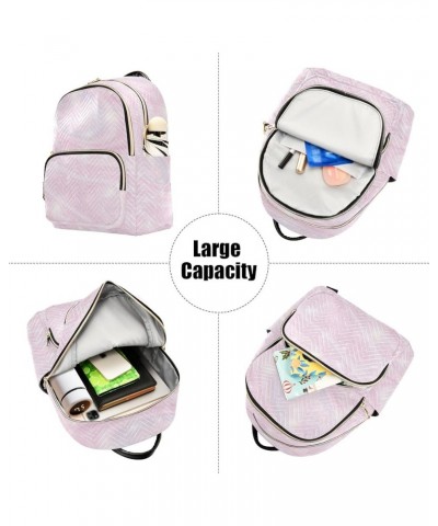 Travel Backpack Purse for Women Fashion Anti-theft Work Casual Rainbow Pink Starry Galaxy Daypack Shoulder Bag Medium Size Me...