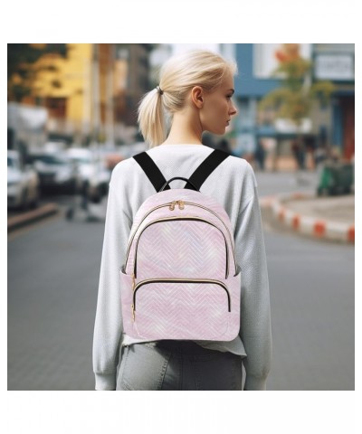 Travel Backpack Purse for Women Fashion Anti-theft Work Casual Rainbow Pink Starry Galaxy Daypack Shoulder Bag Medium Size Me...