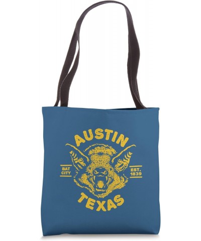 AUSTIN TX With Bat Head Illustration / Est. Established 1839 Tote Bag $13.25 Totes