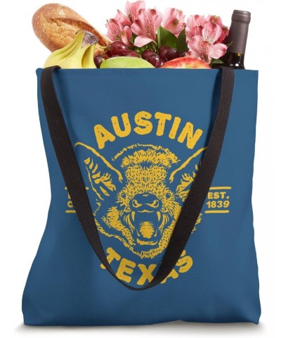 AUSTIN TX With Bat Head Illustration / Est. Established 1839 Tote Bag $13.25 Totes