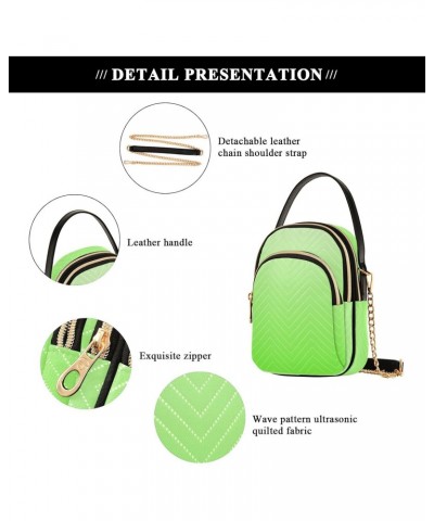 Green Small Crossbody Purses for Women Crossbody Bags Fanny Packs Handbags Wallet Cell Phone Shoulder Purse for Women 2133251...