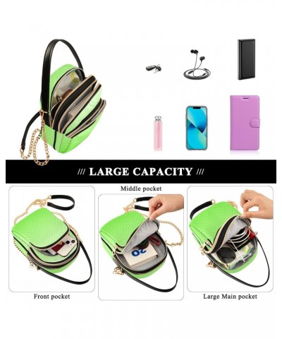 Green Small Crossbody Purses for Women Crossbody Bags Fanny Packs Handbags Wallet Cell Phone Shoulder Purse for Women 2133251...