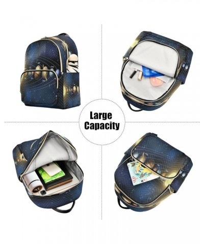 Solar System Planet Space Women Backpack Purse Ladies Fashion Shoulder Bag Daypack Travel Bag 7.5L Medium $12.40 Backpacks