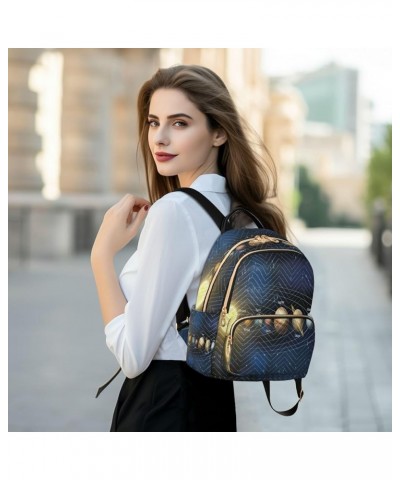 Solar System Planet Space Women Backpack Purse Ladies Fashion Shoulder Bag Daypack Travel Bag 7.5L Medium $12.40 Backpacks