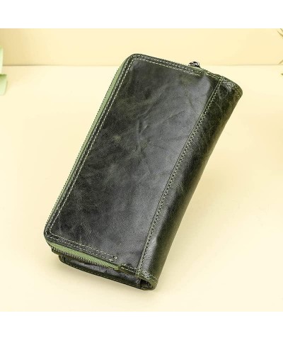 durable Genuine Leather Purses Fashion Women Long Clutch Bag Card Holder Wallets Large Capacity Money Bag Phone Pocket Billfo...