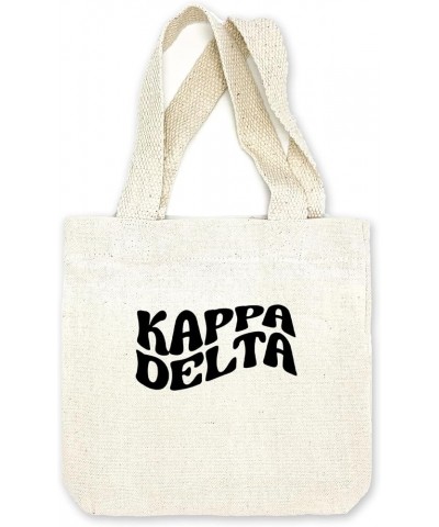 Mod Design Mini Tote Bag - Gift Tote Bags for Sorority - Mini Goodie Bag - Sorority Gift Bag Kappa Delta $7.83 Totes