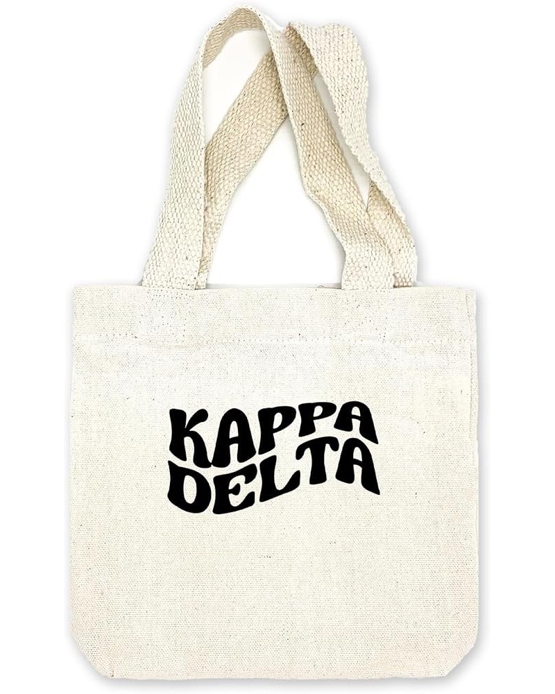 Mod Design Mini Tote Bag - Gift Tote Bags for Sorority - Mini Goodie Bag - Sorority Gift Bag Kappa Delta $7.83 Totes