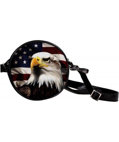 Crossbody Bags for Women,Crossbody Bag Men,Small Sling Bag,American Eagle Usa Flag,Crossbody Purse $8.32 Crossbody Bags