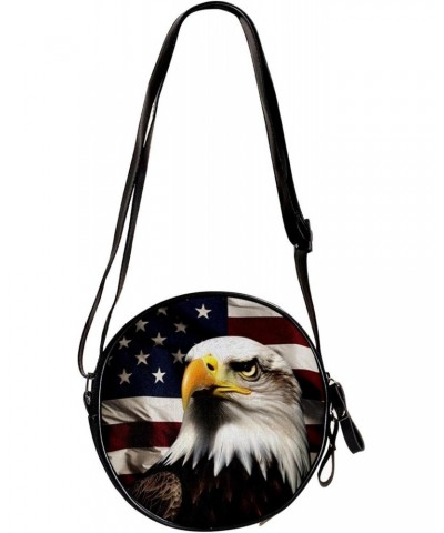 Crossbody Bags for Women,Crossbody Bag Men,Small Sling Bag,American Eagle Usa Flag,Crossbody Purse $8.32 Crossbody Bags