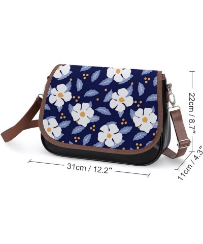 Printed Crossbody Bags Women City Leather Shoulder Bag Satchel Hobo Bags Trendy Grimace Double Color Color7 $22.00 Hobo Bags