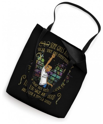 Sugar Spice And Everything Nice I'm Sage Hood Melanin Womens Tote Bag $11.28 Totes