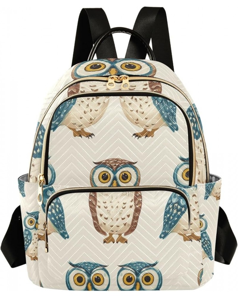 Small Backpack Purse for Women, Cool Owl Travel Bag Casual Daypack Shoulder Bag Small $20.15 Backpacks