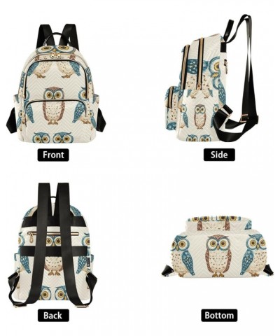 Small Backpack Purse for Women, Cool Owl Travel Bag Casual Daypack Shoulder Bag Small $20.15 Backpacks