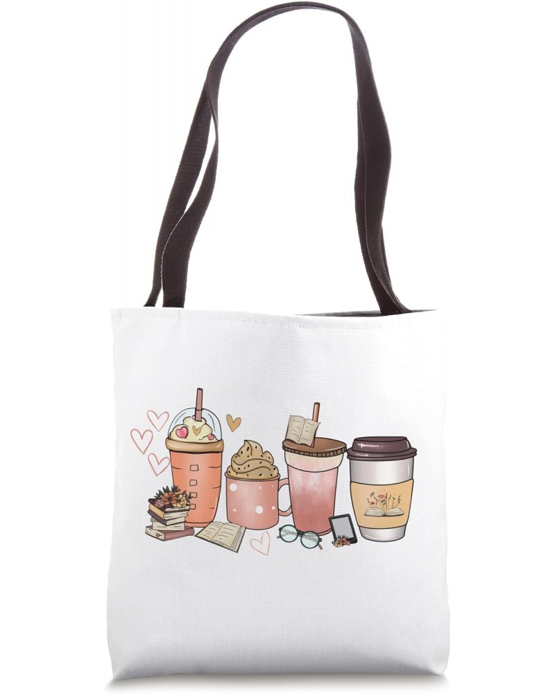 books and coffee tote, I love coffee, coffee tote Tote Bag $12.53 Totes