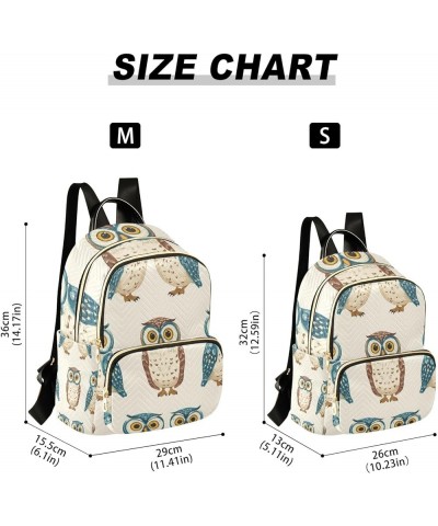 Small Backpack Purse for Women, Cool Owl Travel Bag Casual Daypack Shoulder Bag Small $20.15 Backpacks