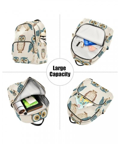 Small Backpack Purse for Women, Cool Owl Travel Bag Casual Daypack Shoulder Bag Small $20.15 Backpacks