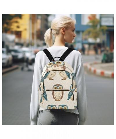 Small Backpack Purse for Women, Cool Owl Travel Bag Casual Daypack Shoulder Bag Small $20.15 Backpacks