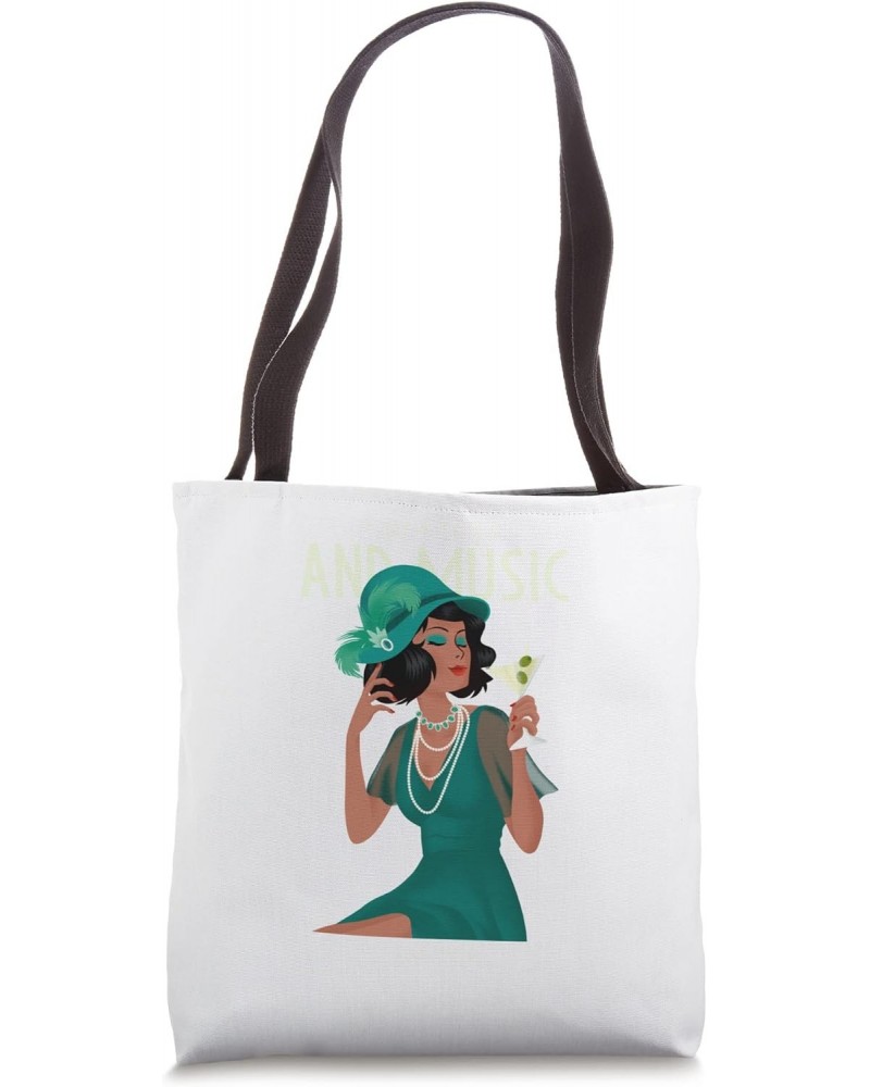 20s Design Nostalgia For Men And Women Classic Old Era Tote Bag $12.17 Totes