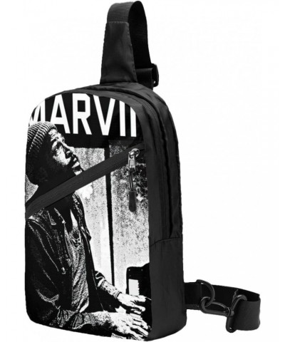 Marvin Great Artist Gaye Chest Bag Crossbody Handbag Sling Backpack Adjustable Shoulder Pouch Hiking Daypack Classic Outdoor ...