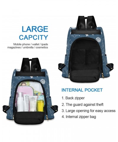 Space Galaxy Constellation 0326012 Polyester Backpack Purse Travel Bag for Women Fashion Back Pack Shoulder Bag $19.60 Backpacks