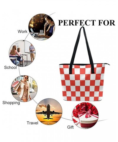 Large Leather Handbag Big Shoulder Commuter Bag Waterproof Shoulder Bucket Bag Color97 $19.14 Totes