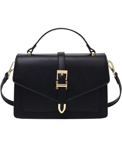 Crossbody Bags for Women - Small Cross Body Purse Trendy Shoulder Bag Leather Handbags Evening Bag Clutch Satchel Black $16.0...