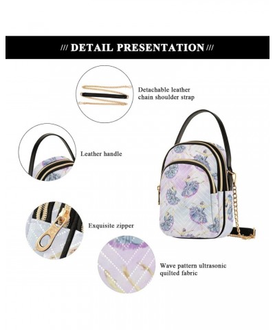 Cell Phone Purse Ballet Dancer Girl Crossbody Handbag Durable Shoulder Bag Sturdy Travel Pouch Compact Chic Bag for Women Gir...