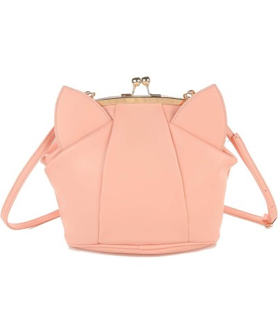 Girls Mini Handbag Cute Pu Leather Shoulder Bags for Women Satchel Bag Fashion Crossbody Purse with Bow 1 Pink $19.43 Satchels