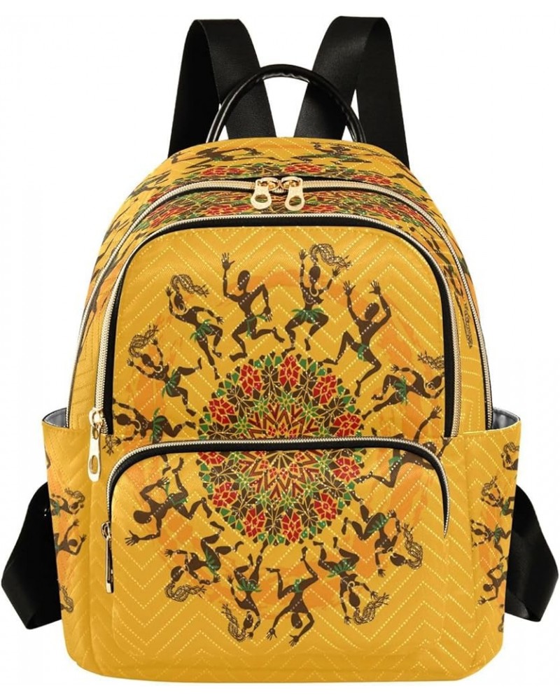 Fashion Backpack Mini Backpack Purse Casual Daily Backpack Africa Dancer for Travel for College Work Medium $15.20 Backpacks