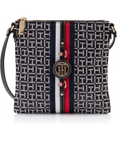 Women's Jaden Plus Crossbody Black/White $34.36 Crossbody Bags