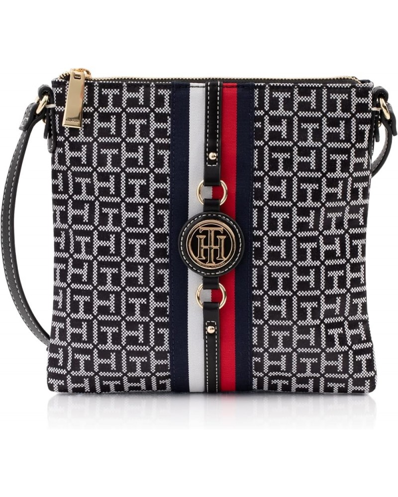 Women's Jaden Plus Crossbody Black/White $34.36 Crossbody Bags