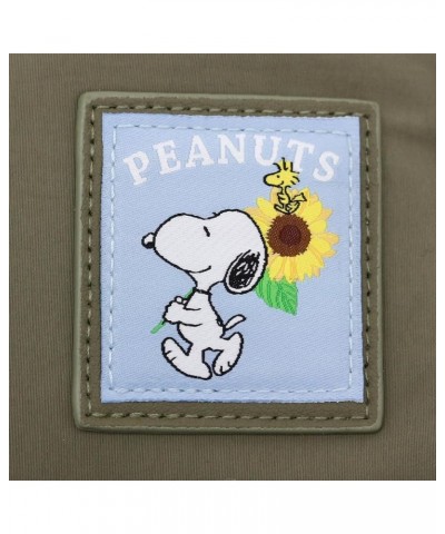 Puffer Bag Series, Time Sale, Popular Hyokkori Snoopy Tag Included Pn148 Khaki Sunflower $24.24 Shoulder Bags