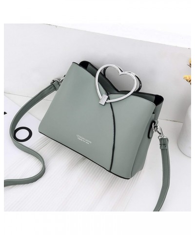 Fashion Handbag for Women Top Handle Bag PU Leather Messenger Bag Waterproof Shoulder Bag Ladies Crossbody Bag With Heart Sha...