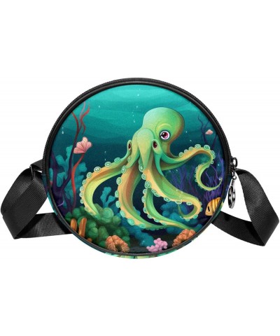 Crossbody Bags for Women,Crossbody Bag Men,Small Sling Bag,Big Devilfish Ocean Octopus,Crossbody Purse $8.98 Crossbody Bags