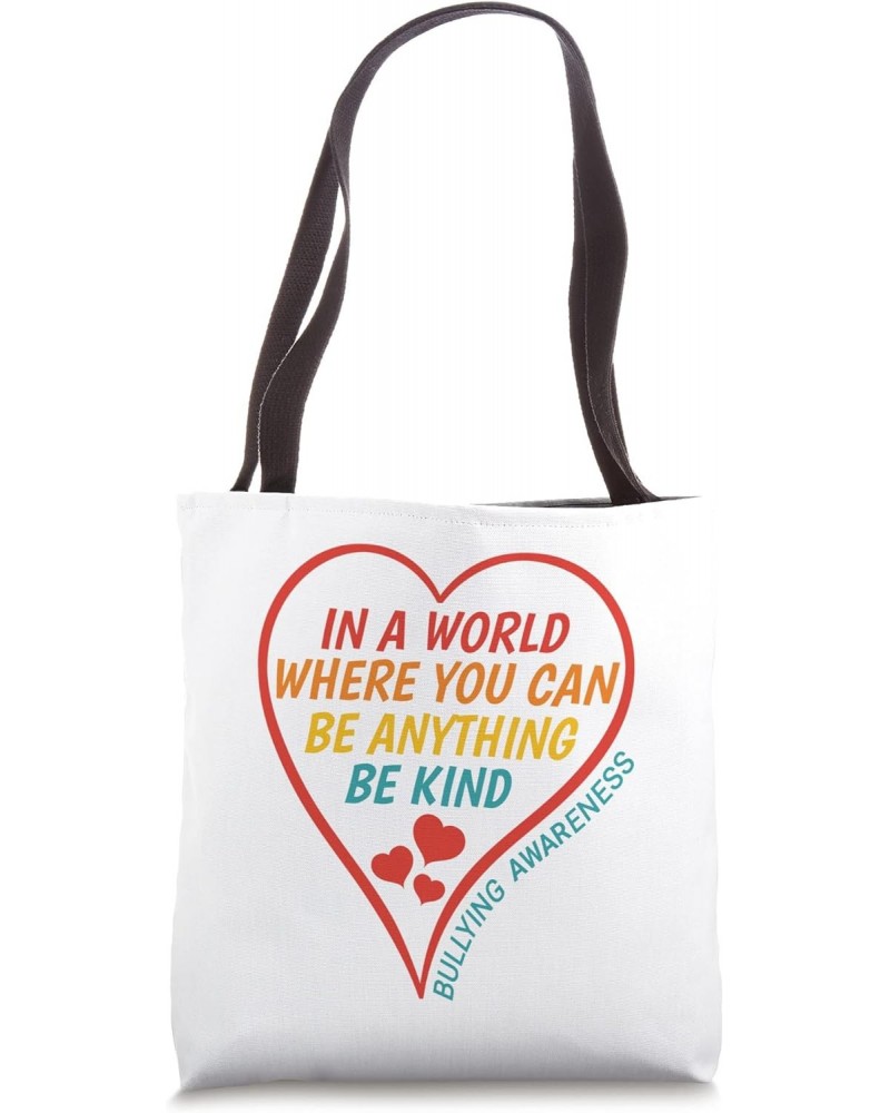 Be Kind Unity Day 2023 Kindness Day Anti Bullying Awareness Tote Bag $13.25 Totes