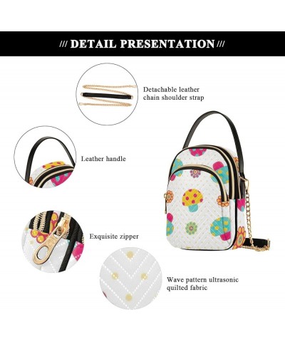 Beautiful Butterfly Stylish Women's Crossbody Purse, Three Zip Compartments, Versatile & Durable, Travel Purse for Women Mush...