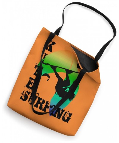 Kite Surfing WIth Freestyle Kitesurfer And Kite 9 Tote Bag $11.04 Totes