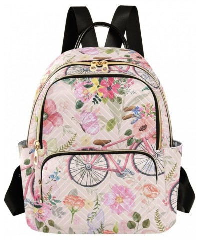 Mini Backpack Purse for Women Lightweight Girls Small Size Watercolor Flowers 1 School Teens College Traveling Medium $18.80 ...