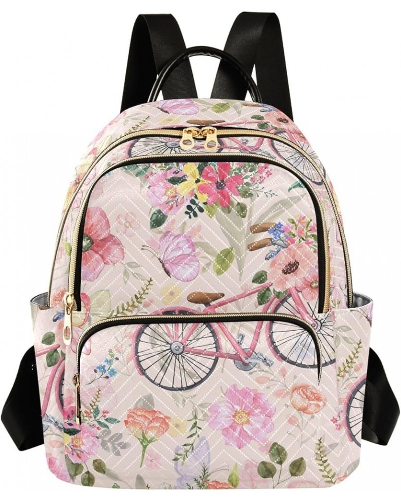 Mini Backpack Purse for Women Lightweight Girls Small Size Watercolor Flowers 1 School Teens College Traveling Medium $18.80 ...