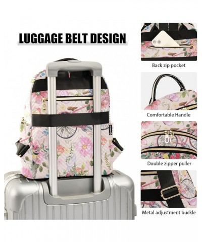 Mini Backpack Purse for Women Lightweight Girls Small Size Watercolor Flowers 1 School Teens College Traveling Medium $18.80 ...