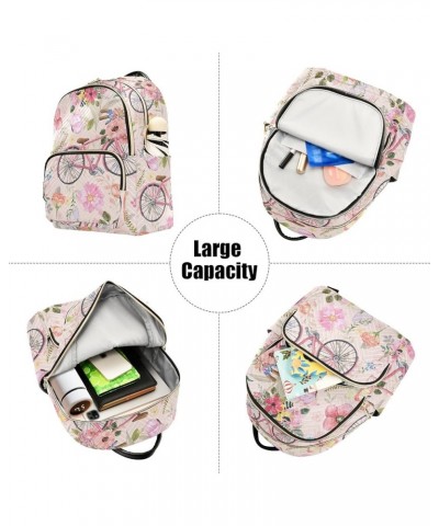 Mini Backpack Purse for Women Lightweight Girls Small Size Watercolor Flowers 1 School Teens College Traveling Medium $18.80 ...