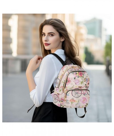 Mini Backpack Purse for Women Lightweight Girls Small Size Watercolor Flowers 1 School Teens College Traveling Medium $18.80 ...