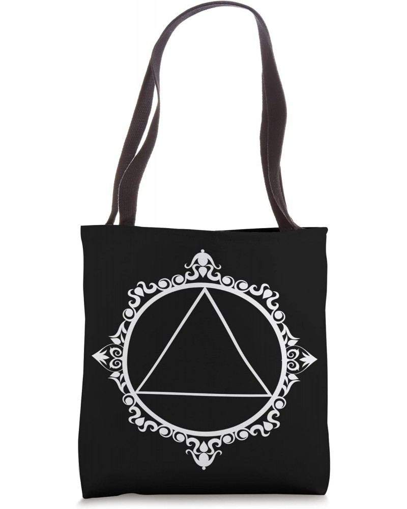 Sobriety Alcoholic Abstinence Triangle AA Support Sober Tote Bag $10.56 Totes