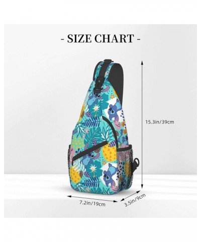 Cartoon Sling Bag Chest Crossbody Bag Men Women Casual Sling Backpacks For Travel Hiking Sport Ae28 $17.03 Backpacks