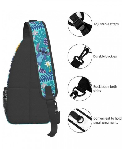 Cartoon Sling Bag Chest Crossbody Bag Men Women Casual Sling Backpacks For Travel Hiking Sport Ae28 $17.03 Backpacks