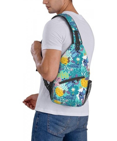 Cartoon Sling Bag Chest Crossbody Bag Men Women Casual Sling Backpacks For Travel Hiking Sport Ae28 $17.03 Backpacks