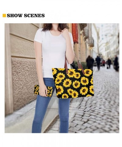 Women Satchel Handbags Shoulder Purses Totes Work Bags with Leather Wallet 2-Piece Set Sugar Skull 1 $20.58 Totes