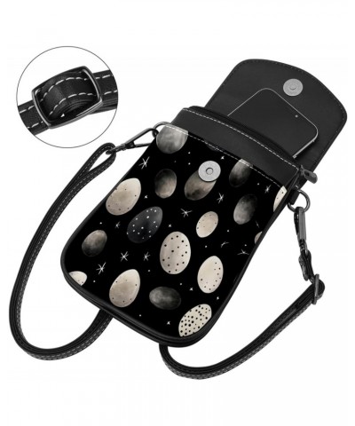 Crossbody Bags for Women,Crossbody Bag Men,Small Sling Bag,Black and White Watercolor Easter Eggs,Crossbody Purse $12.79 Cros...